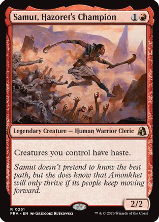Samut, Hazoret's Champion (FRA-251) - Reality Fracture Foil