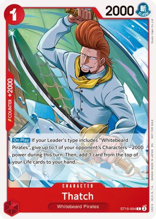 Thatch (Tournament Pack 2026 Vol. 4) (ST15-004) - One Piece Promotion Cards