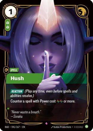 Hush (041/167) - Radiance Foil