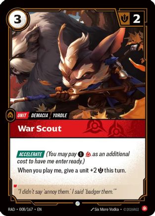 War Scout (008/167) - Radiance