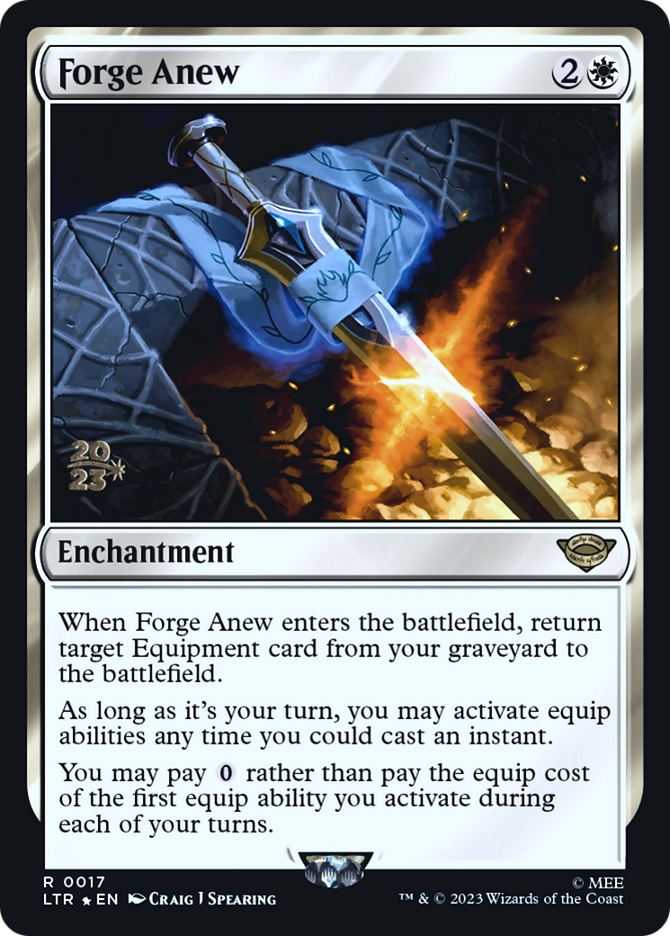 Forge Anew [The Lord of the Rings: Tales of Middle-Earth Prerelease Promos]