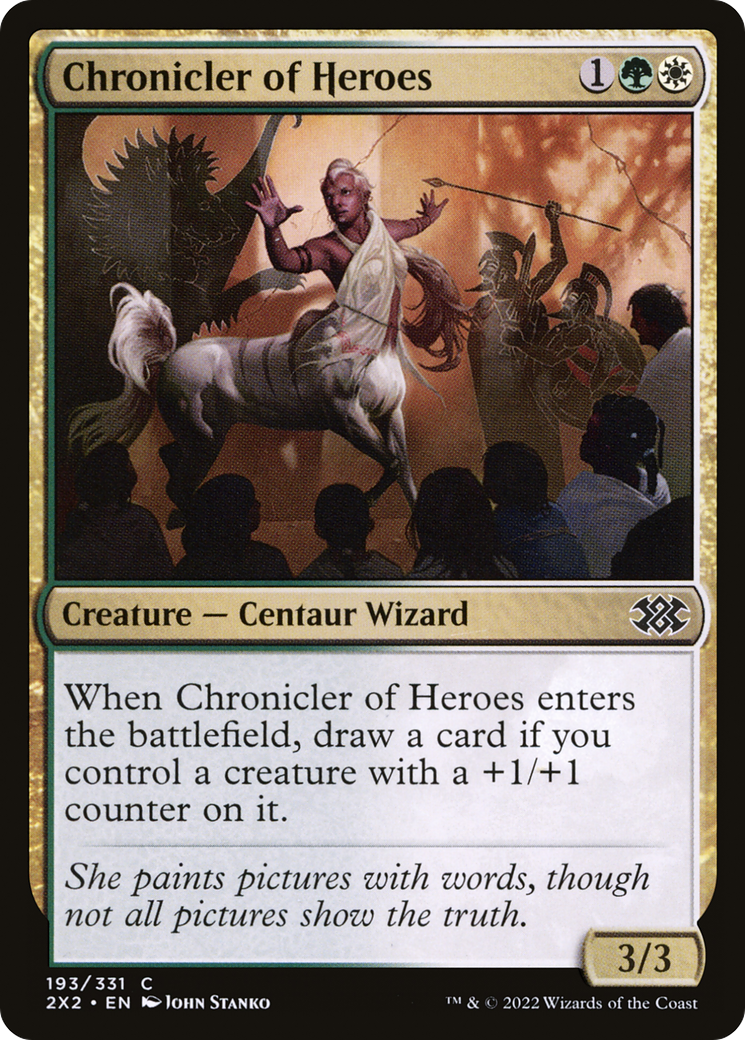 Chronicler of Heroes [Double Masters 2022]