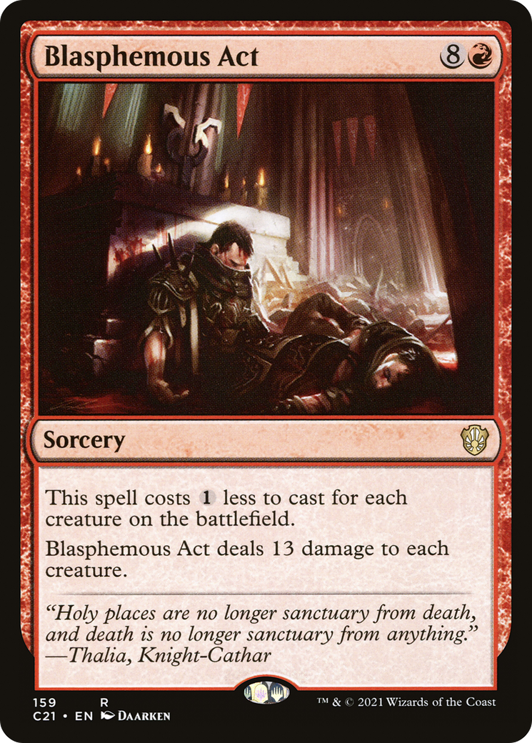 Blasphemous Act [Commander 2021]