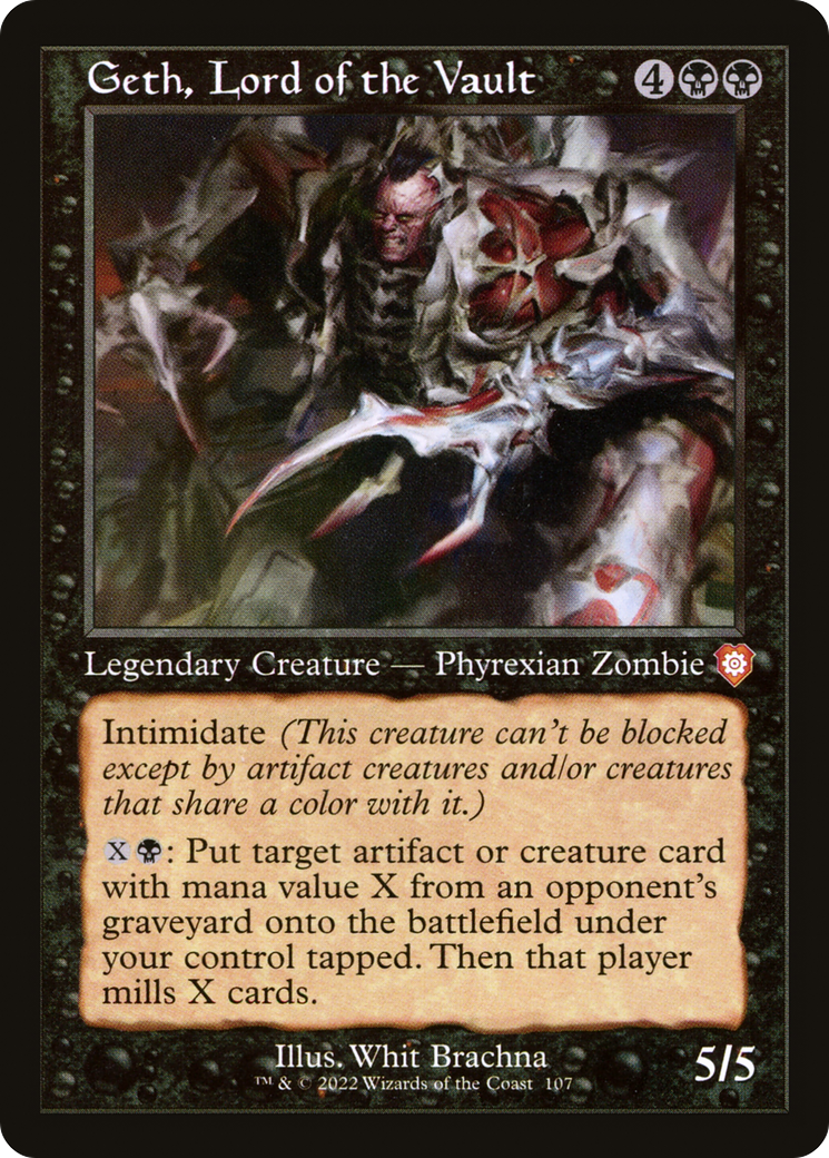 Geth, Lord of the Vault (Retro) [The Brothers' War Commander]
