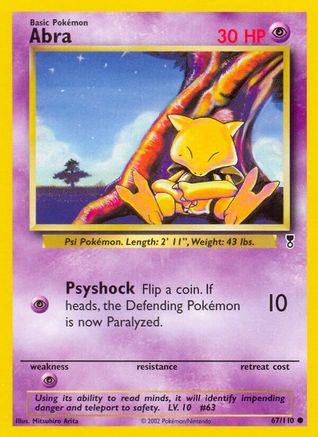 Abra 067/110 - Legendary Collection  - Common