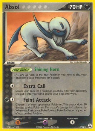 Absol 15/92 - Legend Maker  - Rare