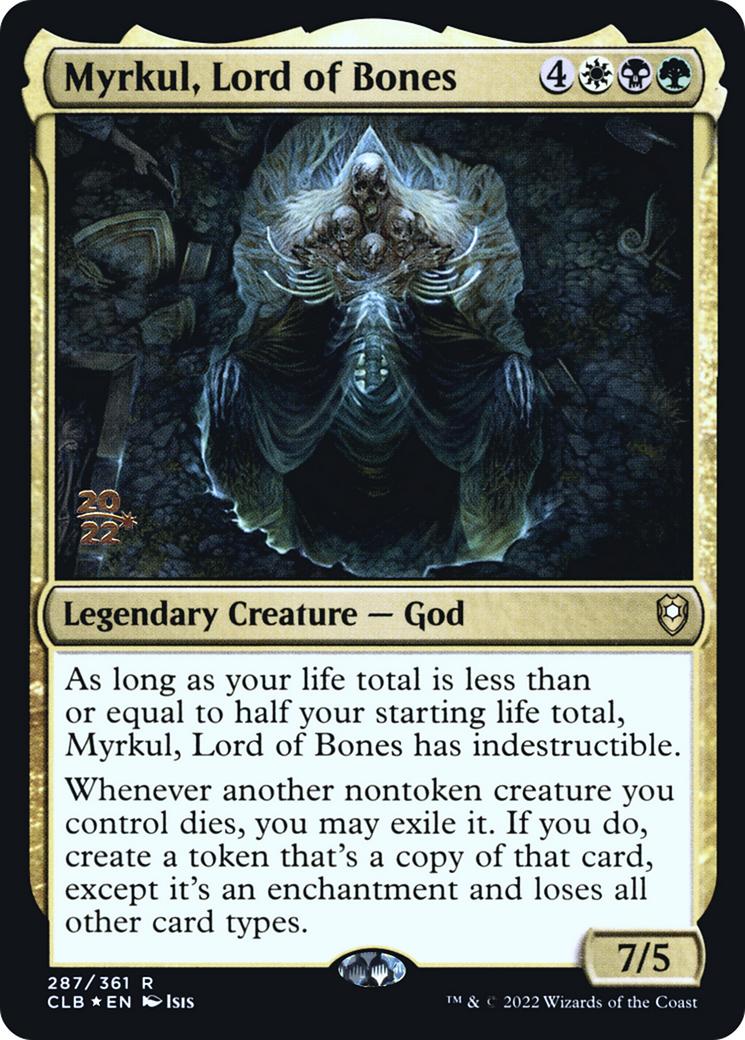 Myrkul, Lord of Bones [Commander Legends: Battle for Baldur's Gate Prerelease Promos]