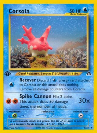 Corsola (37/75) [Neo Discovery Unlimited]