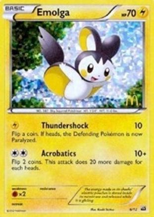 Emolga (6/12) [McDonald's Promos: 2012 Collection]