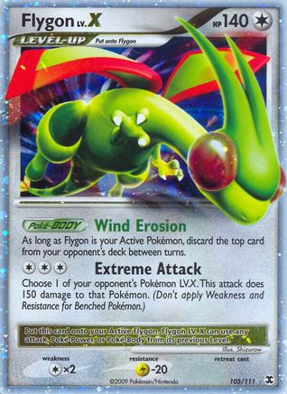 Flygon LV.X (105/111) [Platinum: Rising Rivals]