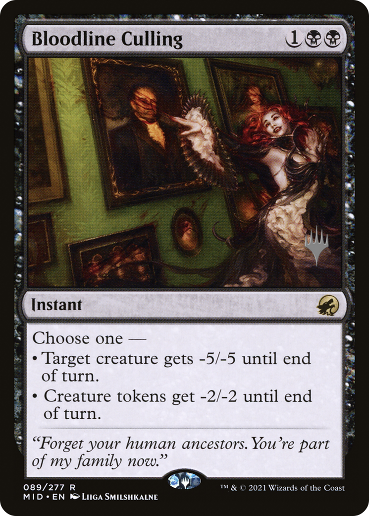 Bloodline Culling (Promo Pack) [Innistrad: Midnight Hunt Promos]