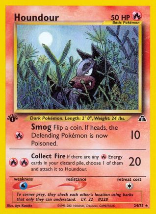 Houndour (24/75) [Neo Discovery Unlimited]