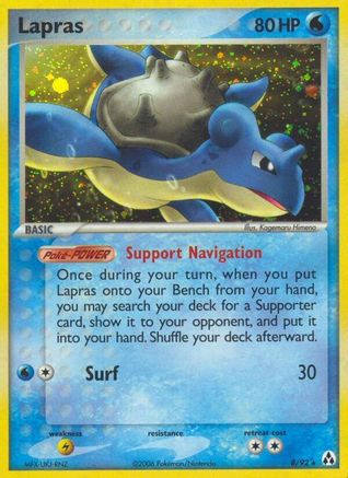 Lapras (8/92) (Stamped) [EX: Legend Maker]