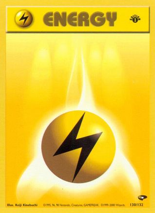Lightning Energy (130/132) [Gym Challenge Unlimited]