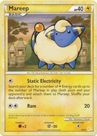 Mareep (13/30) [HeartGold & SoulSilver: Trainer Kit - Raichu]