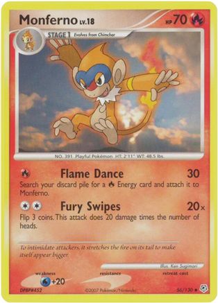 Monferno (56/130) [Diamond & Pearl: Base Set]