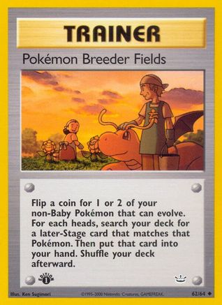 Pokemon Breeder Fields (62/64) [Neo Revelation Unlimited]