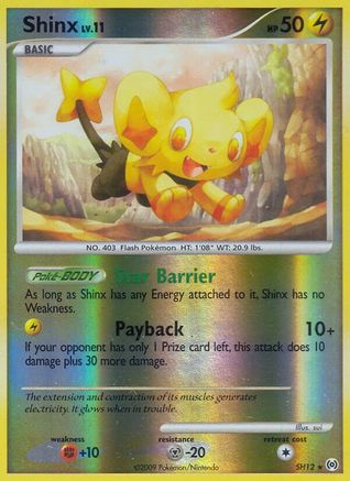 Shinx (Shiny) SH12/99 - Arceus Reverse Holofoil - Shiny Holo Rare