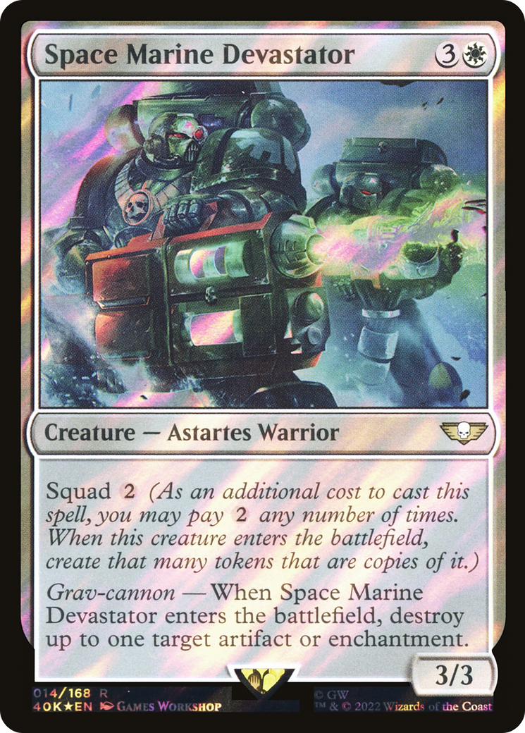 Space Marine Devastator (Surge Foil) [Warhammer 40,000]
