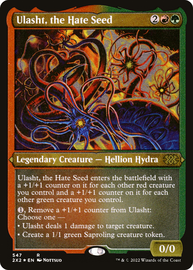 Ulasht, the Hate Seed (Foil Etched) [Double Masters 2022]