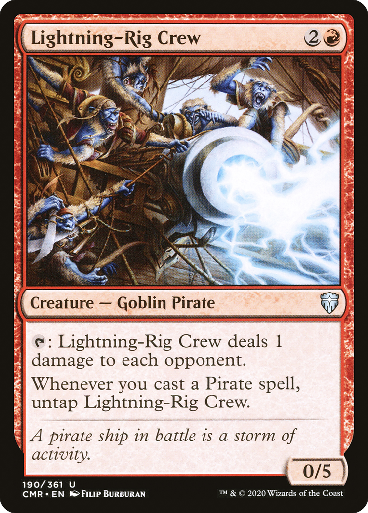 Lightning-Rig Crew [Commander Legends]