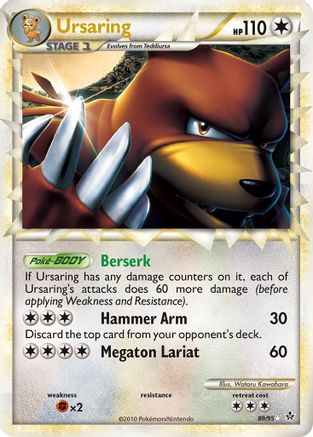 Ursaring (Prime) 89/95 - Unleashed Holofoil - Ultra Rare