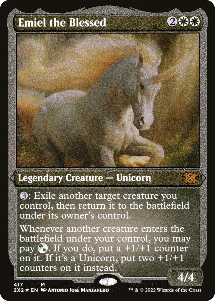 Emiel the Blessed (Foil Etched) [Double Masters 2022]
