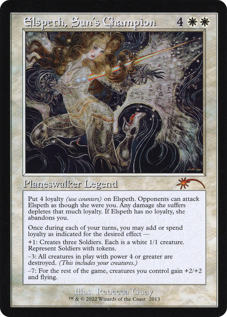 Elspeth, Sun's Champion (Retro) (2013) [Secret Lair Countdown Kit]