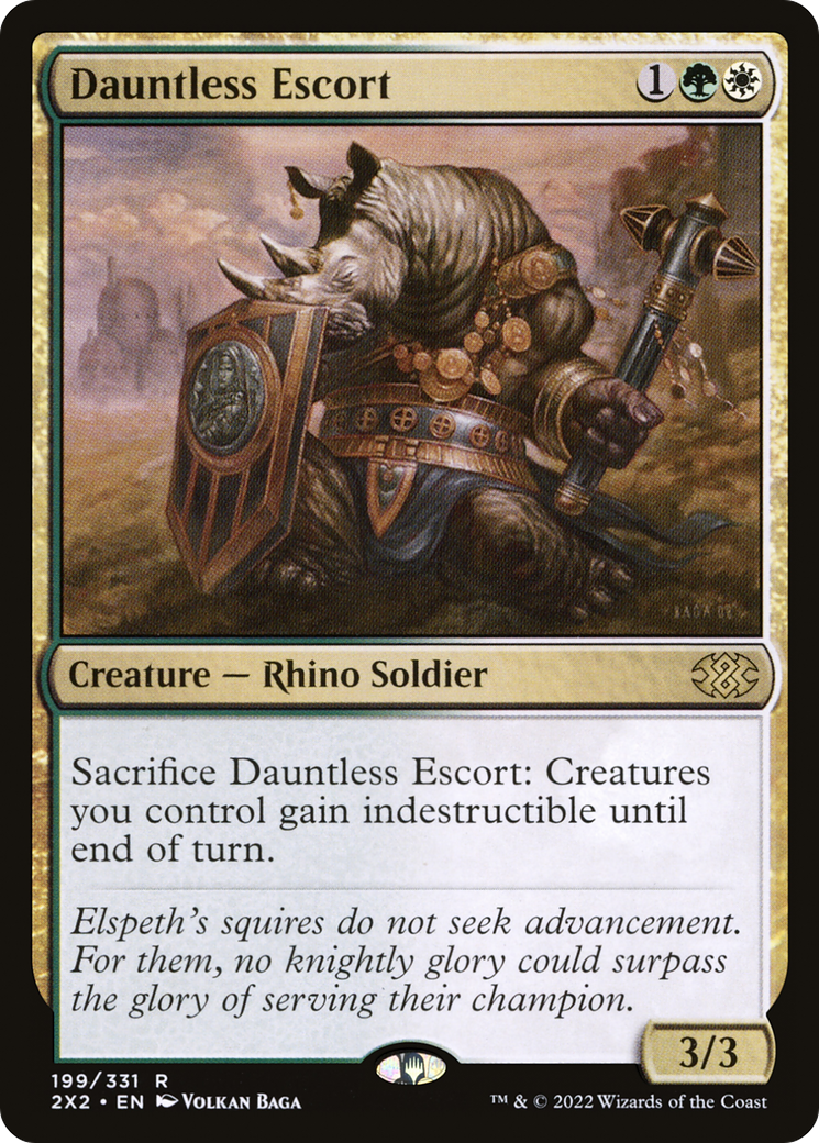 Dauntless Escort [Double Masters 2022]