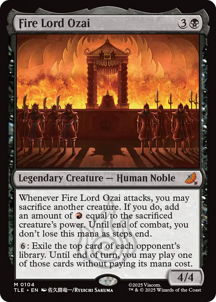 Fire Lord Ozai [Avatar: The Last Airbender: Eternal-Legal]