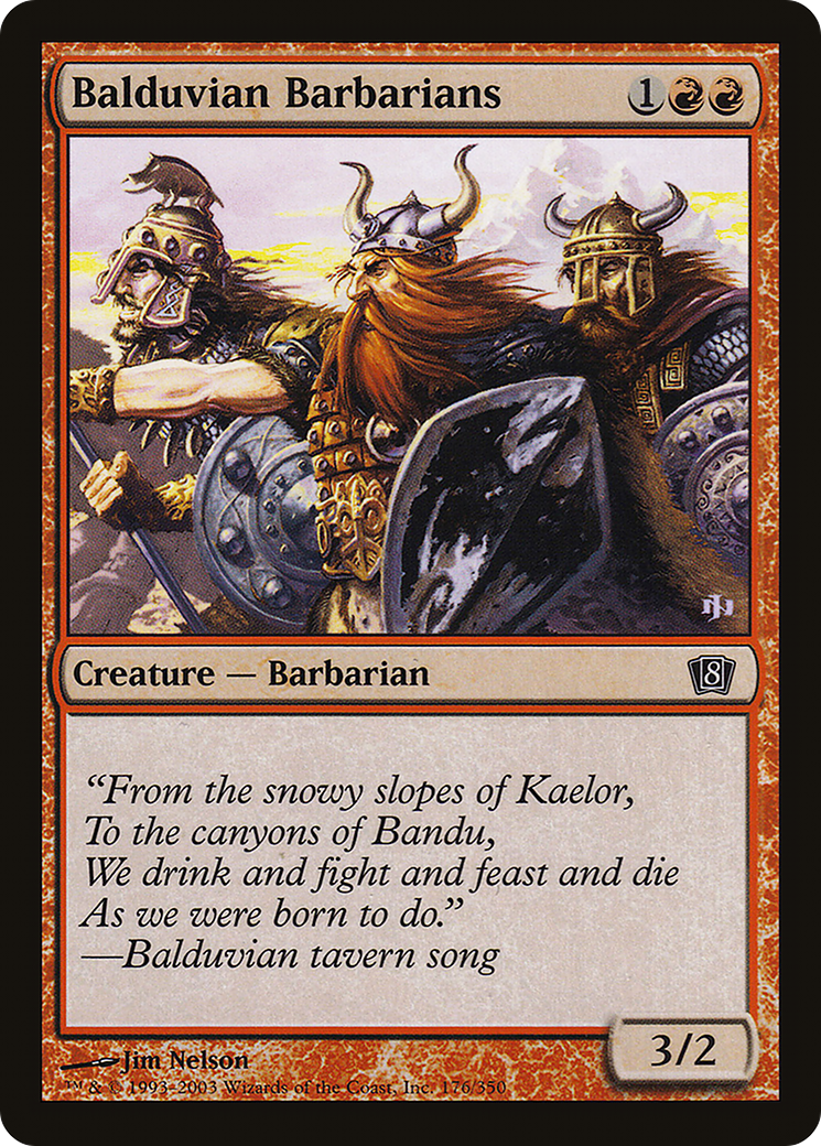 Balduvian Barbarians [Eighth Edition]