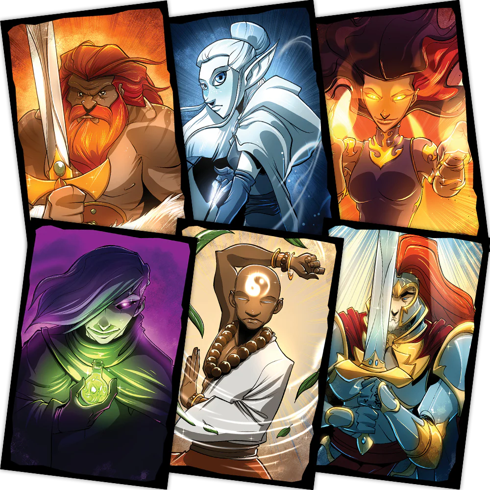 Dice Throne: Card Sleeves - Season One (8 heroes)