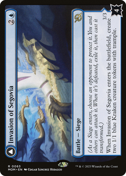 Invasion of Segovia // Caetus, Sea Tyrant of Segovia [March of the Machine]