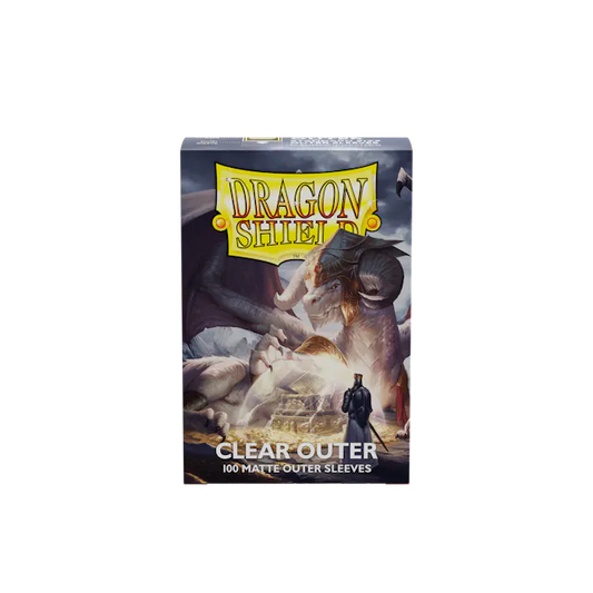 Dragon Shield Sleeves Outer Matte (100ct): Clear