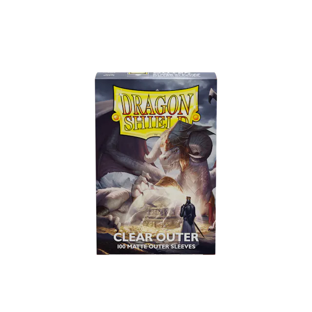 Dragon Shield Sleeves Outer Matte (100ct): Clear