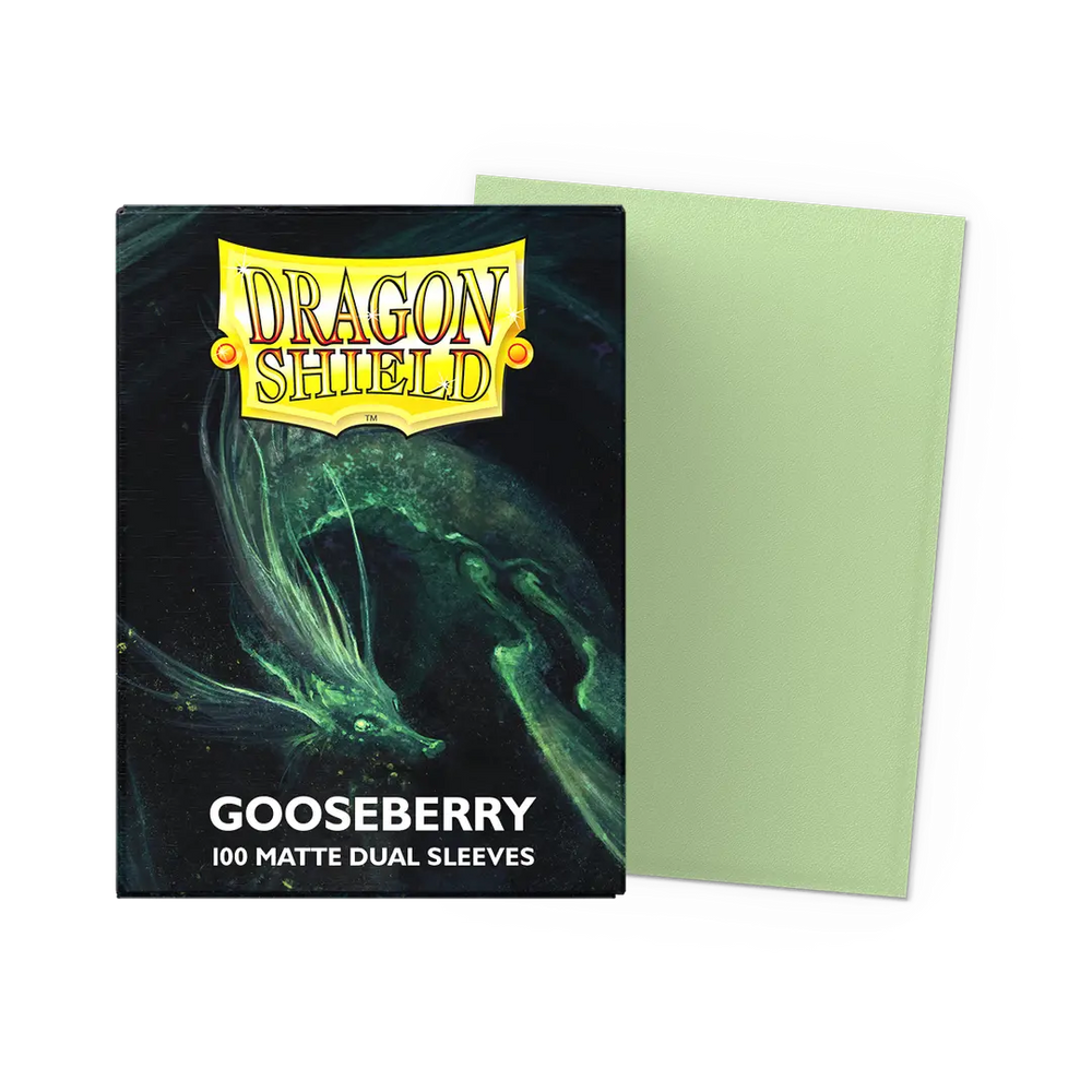 Dragon Shield Sleeves Dual Matte (100ct): Gooseberry - Pastel