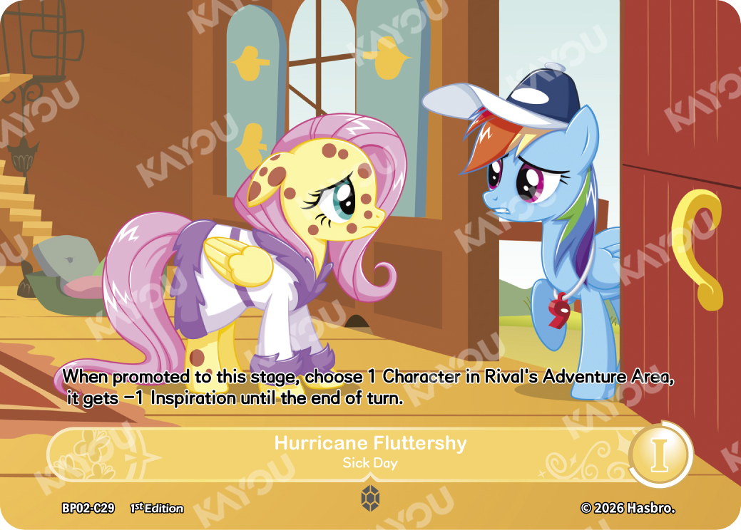 Hurricane Fluttershy – Sick Day | BP02-C29 | C