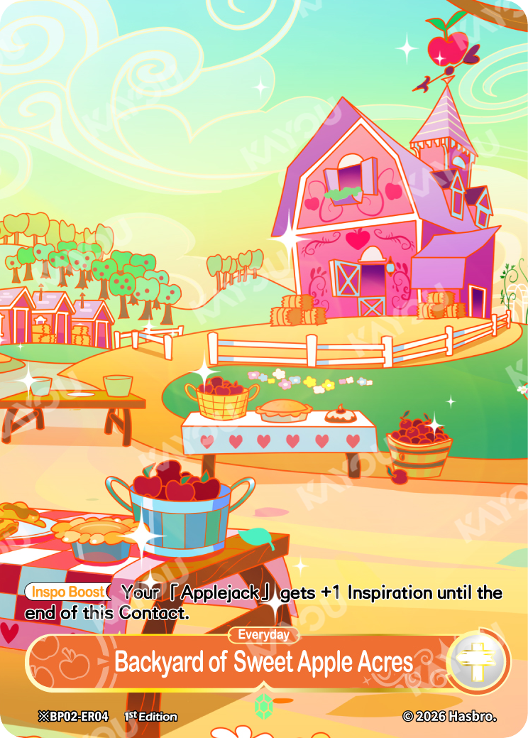 Backyard of Sweet Apple Acres (Day) | ※BP02-ER04-D | ★ER