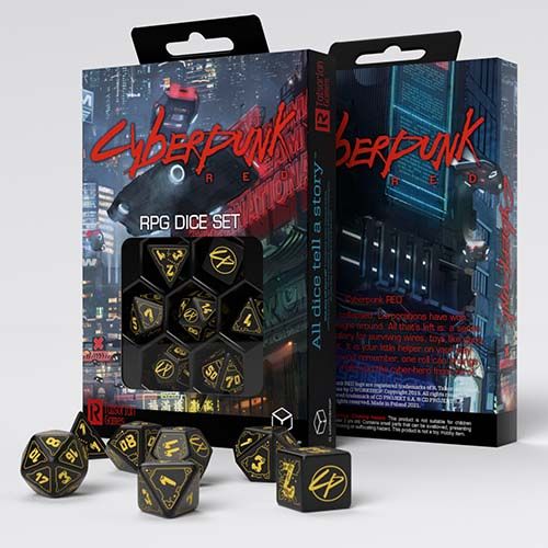 Cyberpunk RPG Dice Set