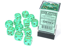 Chessex - 16mm D6 Dice Block (12 dice)