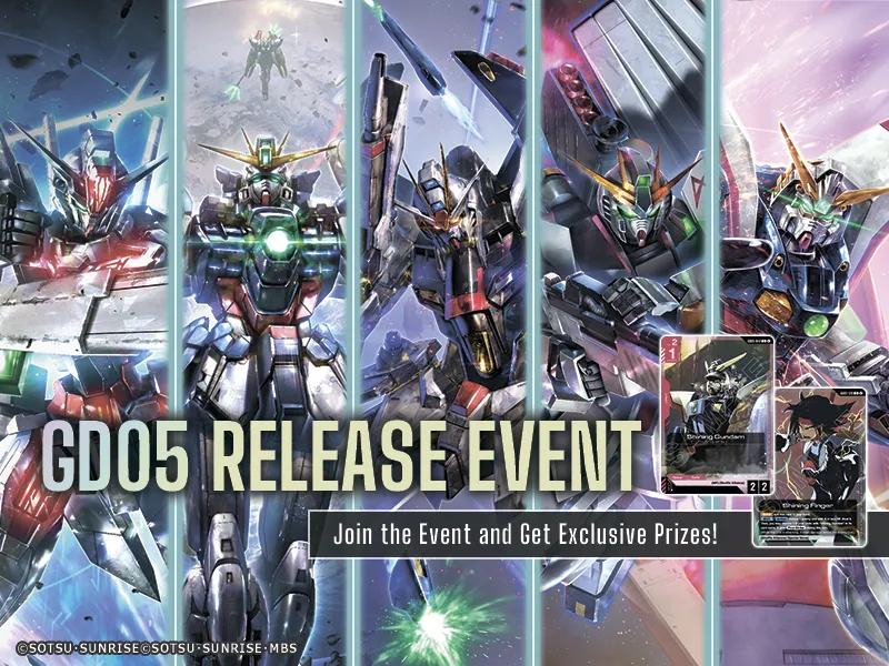 Gundam GD05 - Sealed Release Event Ticket - 4pm Sat, July 25th 2026