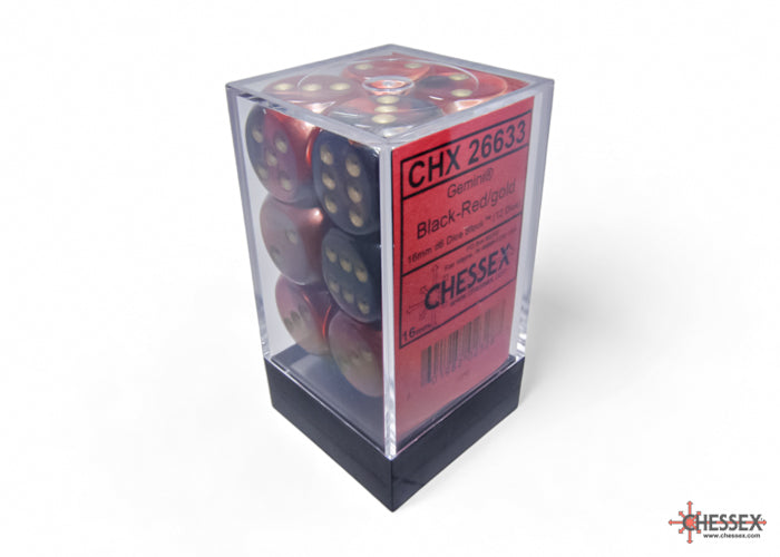 Chessex - 16mm D6 Dice Block (12 dice)