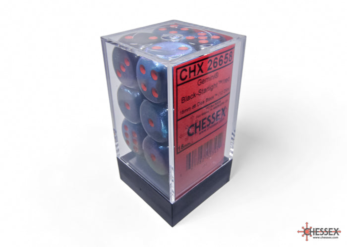 Chessex - 16mm D6 Dice Block (12 dice)