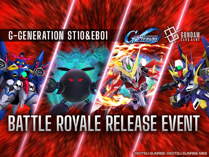 Gundam - Battle Royale - ST10 Starter Deck & EB01 Release Event Ticket - 4pm Sat, Jun 27th 2026