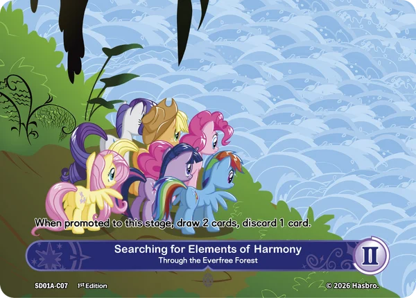 Searching for Elements of Harmony – Through the Everfree Forest | SD01A-C07 | C