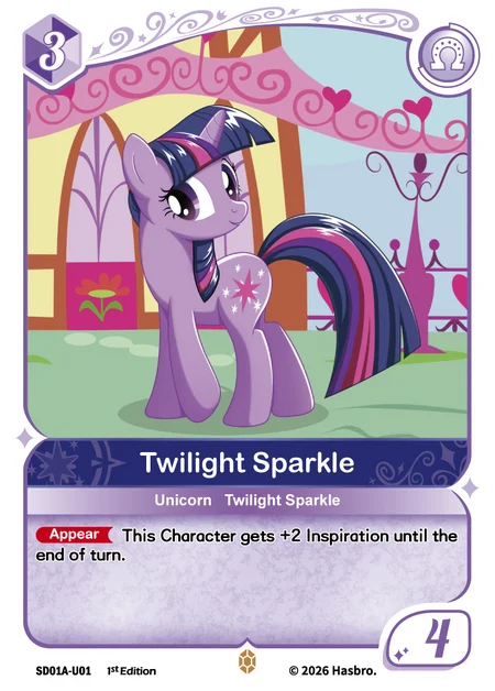 Twilight Sparkle | SD01A-U01 | U