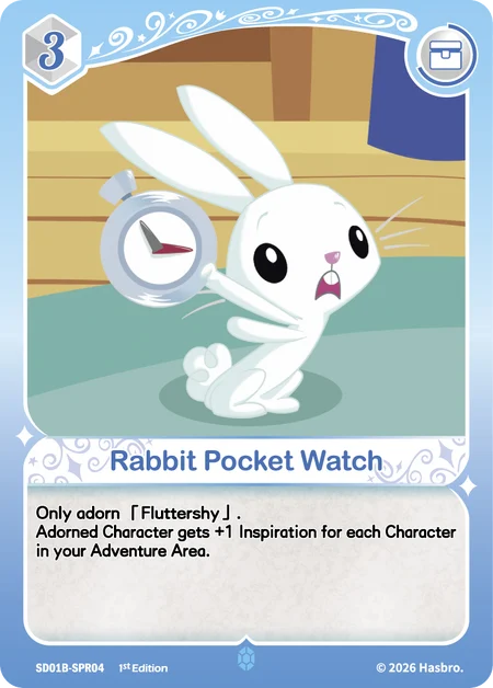 Rabbit Pocket Watch | SD01B-SPR04 | SPR