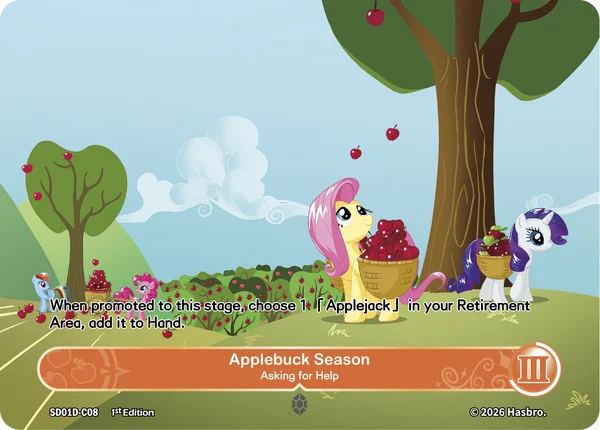 Applebuck Season – Asking for Help | SD01D-C08 | C