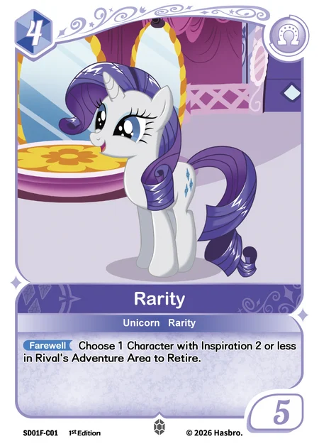 Rarity | SD01F-C01 | C