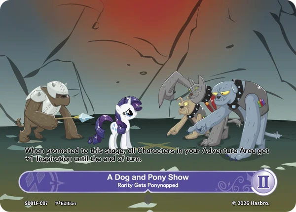 A Dog and Pony Show – Rarity Gets Ponynapped | SD01F-C07 | C
